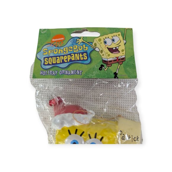 2002 Spongebob Squarpants Nickelodeon Christmas Ornament Sealed - Picture 2 of 7